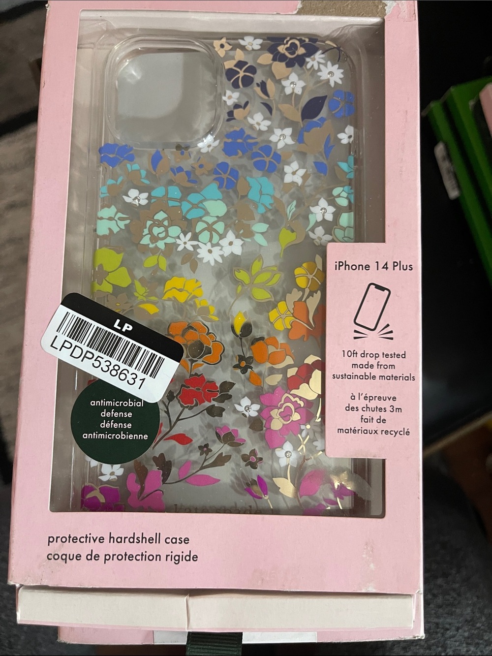 kate spade Multicolor Floral Hardshell iPhone 14 Plus Case